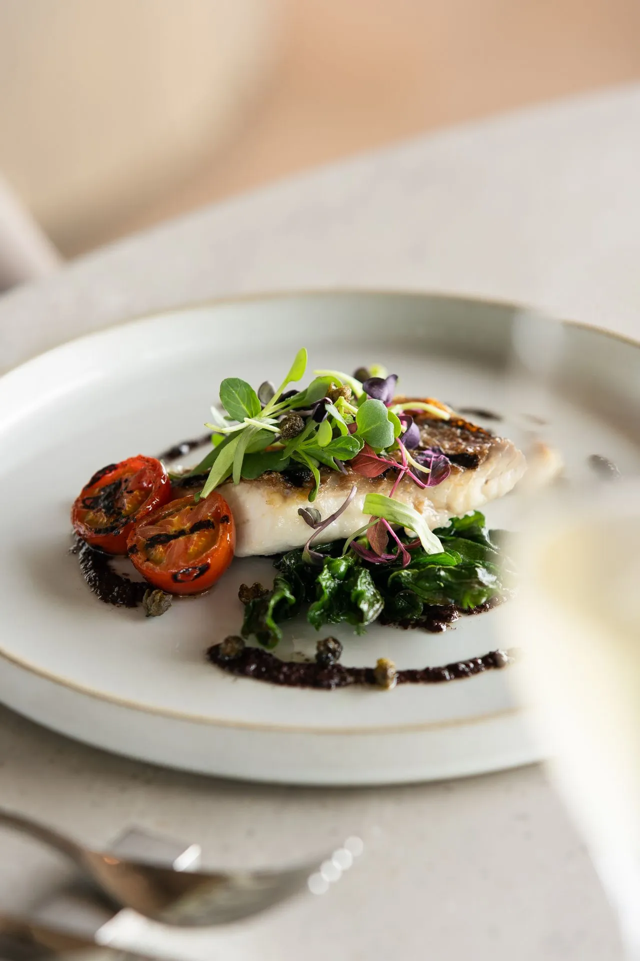 Chef plated signature dish